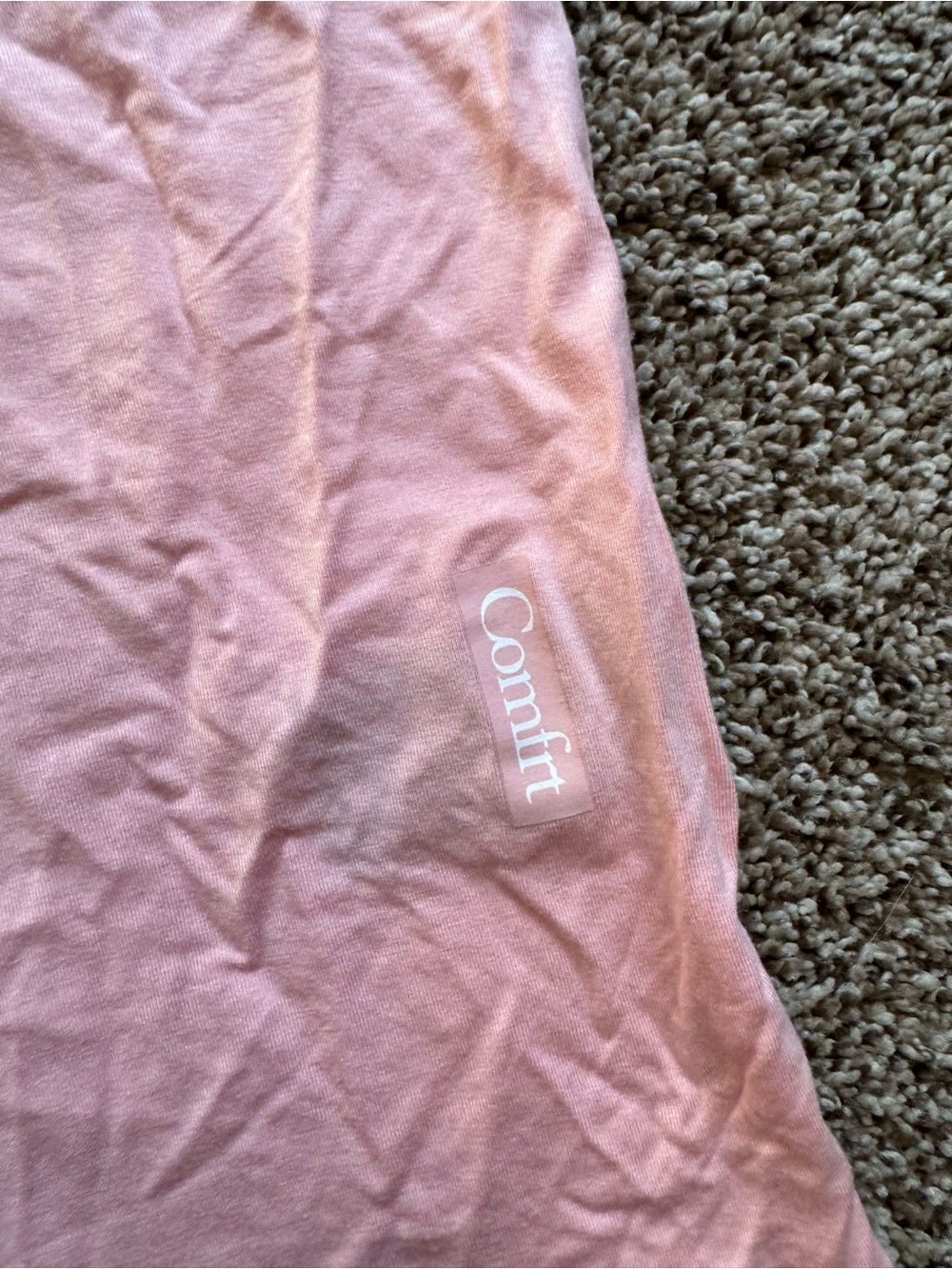 Comfrt Cloud Lounge Tee Oversized Sleep Lounge Shirt Soft Pink - Picture 5 of 6